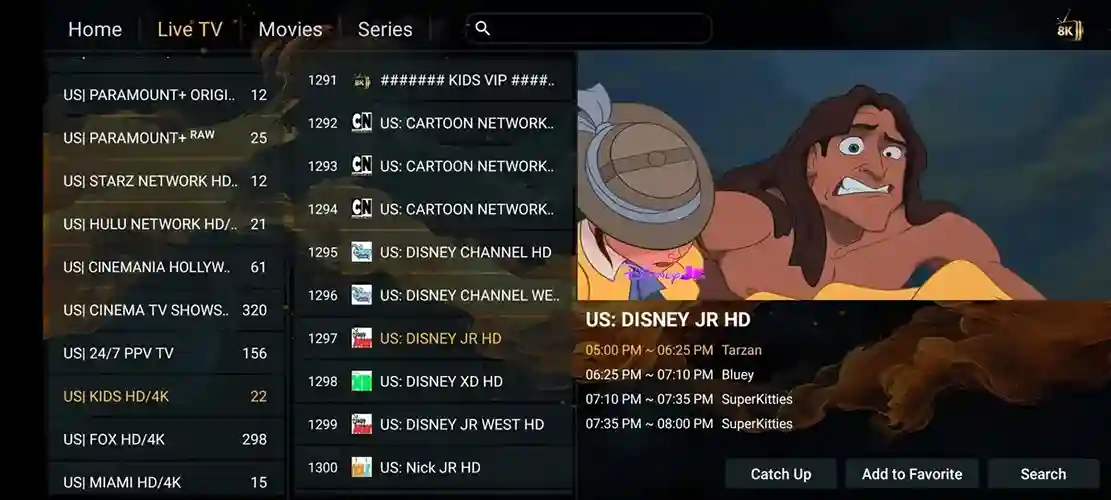 Preview 2 - Tele Casta IPTV Premium IPTV Subscription